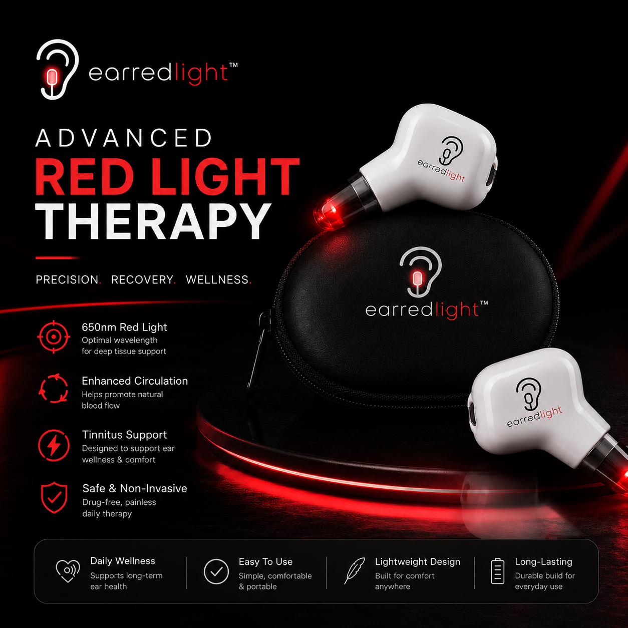 EarRedLight™ Advanced Red Light Therapy